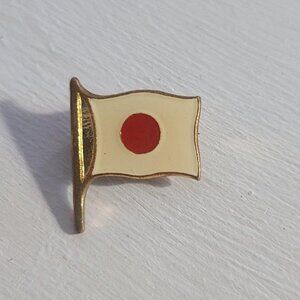 Japan National Flag Vintage Lapel Pin